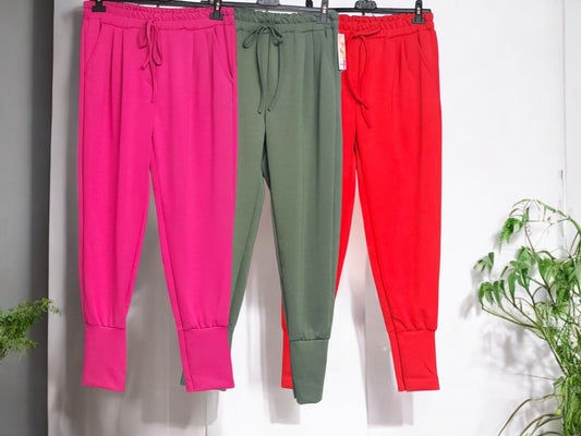 Damen Jogginghose mit Kordelzug und Eingrifftaschen ✨Gr. 42-46 tragbar