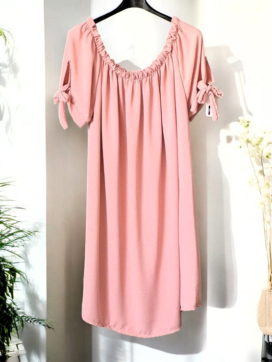 Luftiges Offshoulder-Kleid – Sommerfeeling pur! ☀️👗Gr. 48 - 54 in versch. Farben