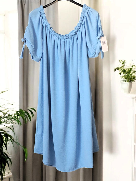 Luftiges Offshoulder-Kleid – Sommerfeeling pur! ☀️👗Gr. 48 - 54 in versch. Farben
