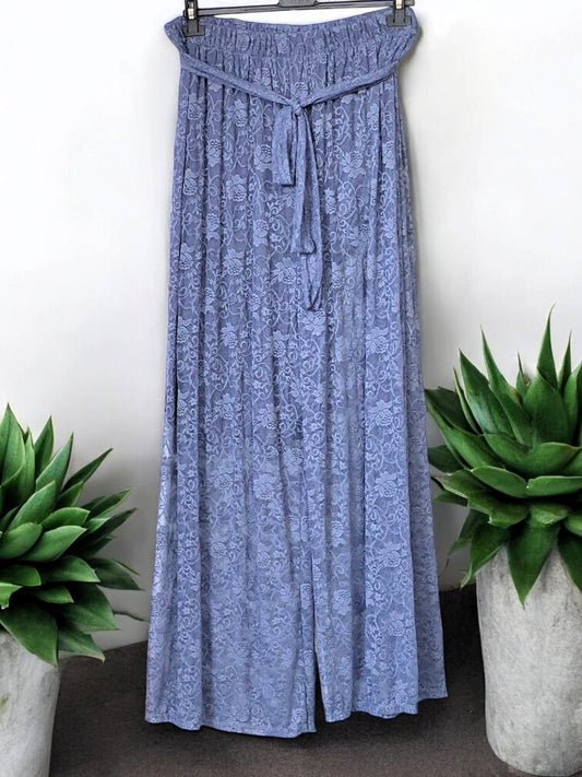 🌸 Spitzen-Hose Damen | Größe 44–50 | In Türkis, Jeansblau, Mint & Bordeaux 🌸