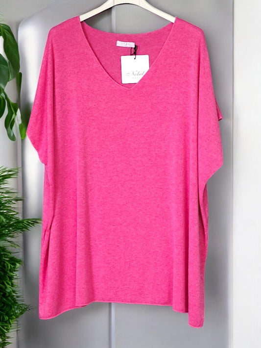 Kurzarm-Feinstrickpullover – Weich & Dehnbar – 6 Farben – Gr. 42–48