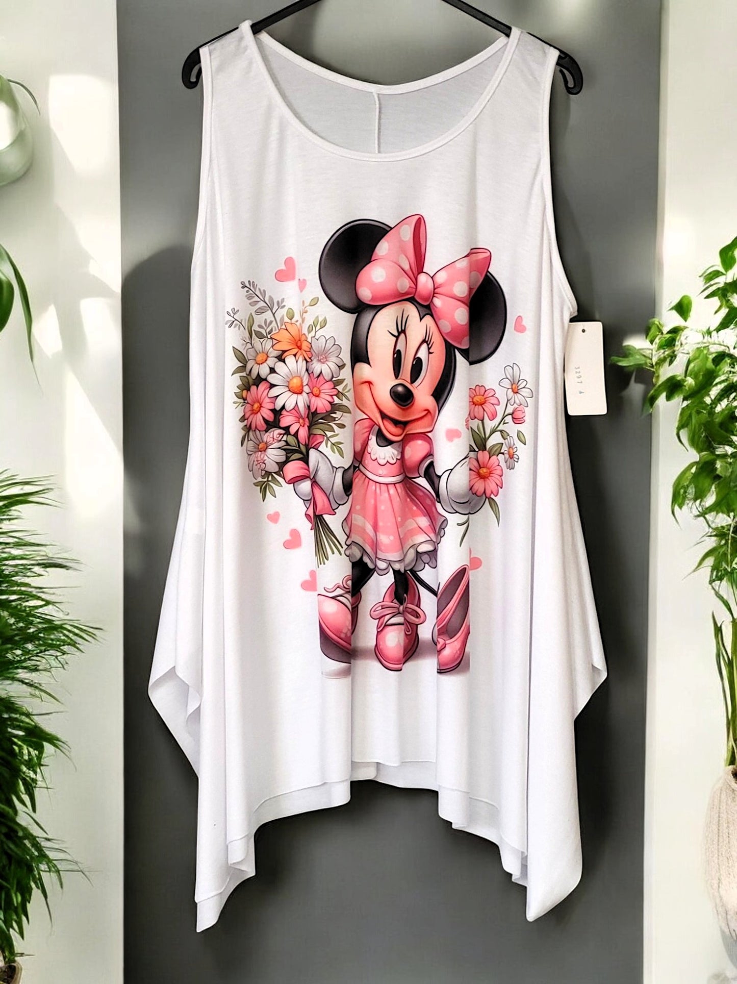 🌟 Long-Top Damen Gr. 42–48 | Verschiedene Minnie Mouse Motive 🌟