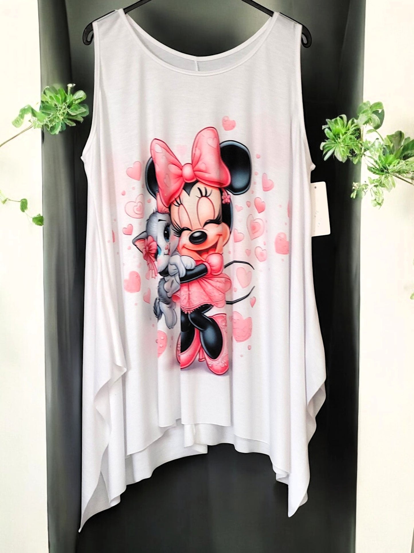 🌟 Long-Top Damen Gr. 42–48 | Verschiedene Minnie Mouse Motive 🌟