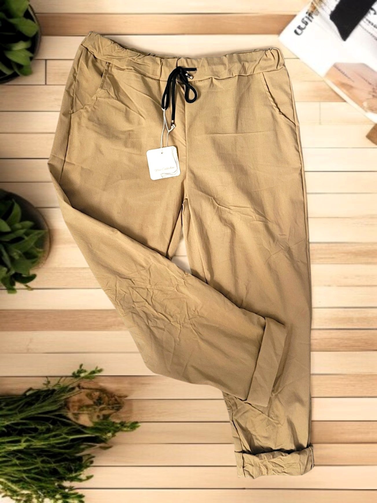 Jogpant uni Gr. 48 - 54 in versch. Farben