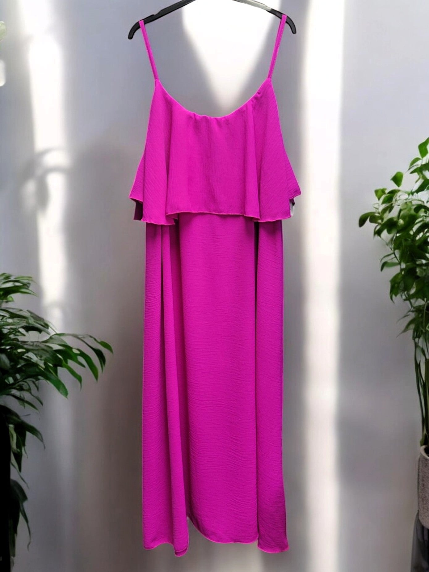 👗 Maxikleid mit Volant – Größe 42–48 – 7 Farben – Leicht & Elegant für den Sommer ☀️🌿 Jetzt verfügbar!