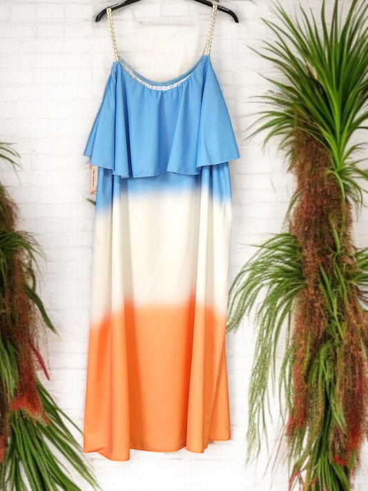 🌞 Sommerkleid mit Farbverlauf – Größen 42–48 – in 5 Farben erhältlich