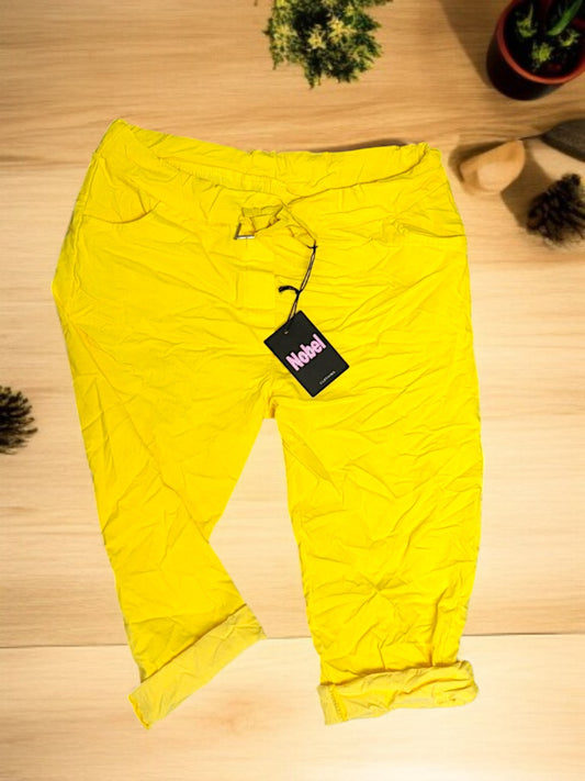 👖✨ Capri-Jogpant „Nobel Fit“ | 8 Farben | Gr. 42–48 tragbar 🌟🌸