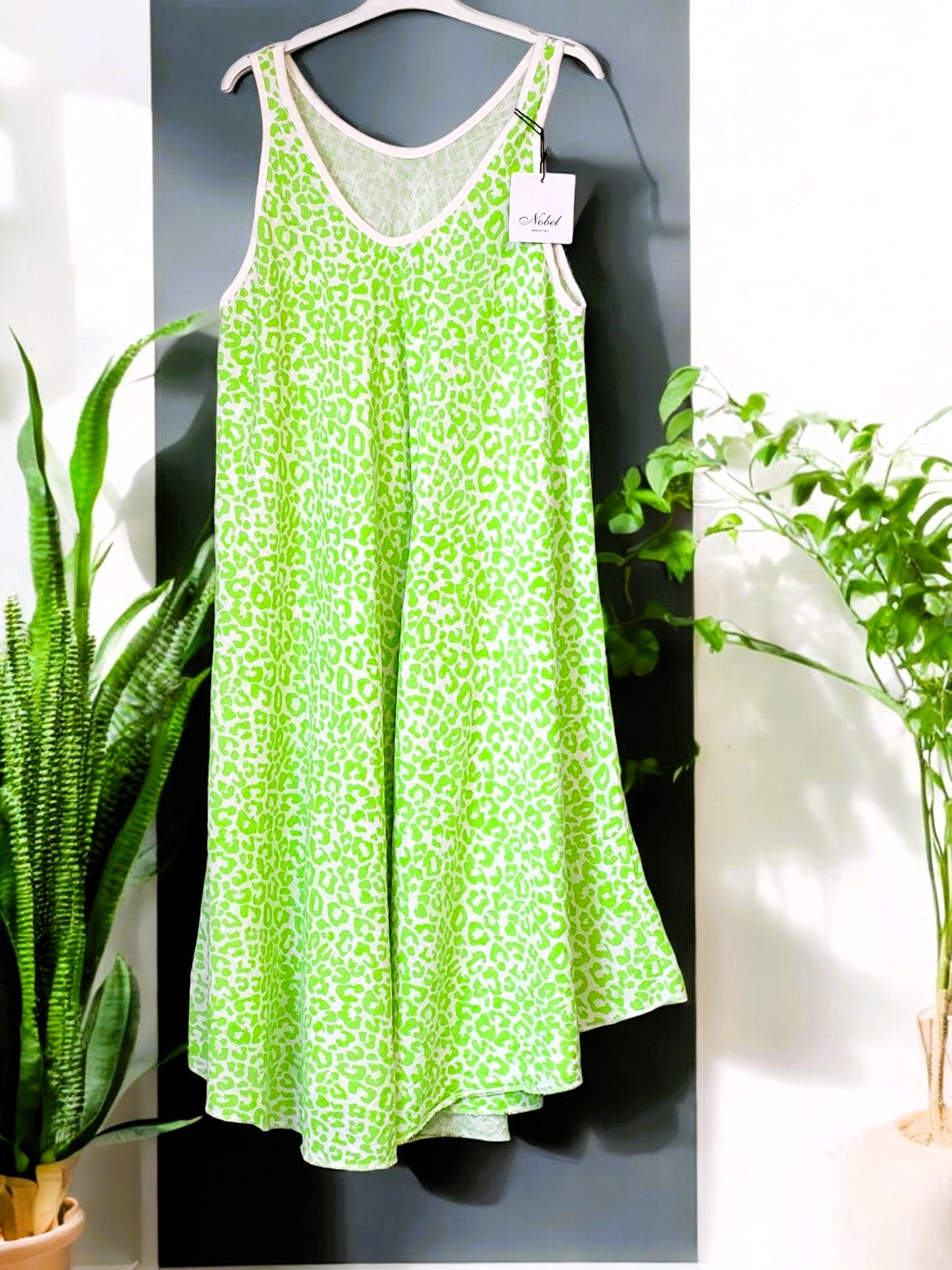🛍️👗 NEU! Stylisches Leo-Kleid in A-Linie – 4 Farben – Gr. 42–46 👗🛍️