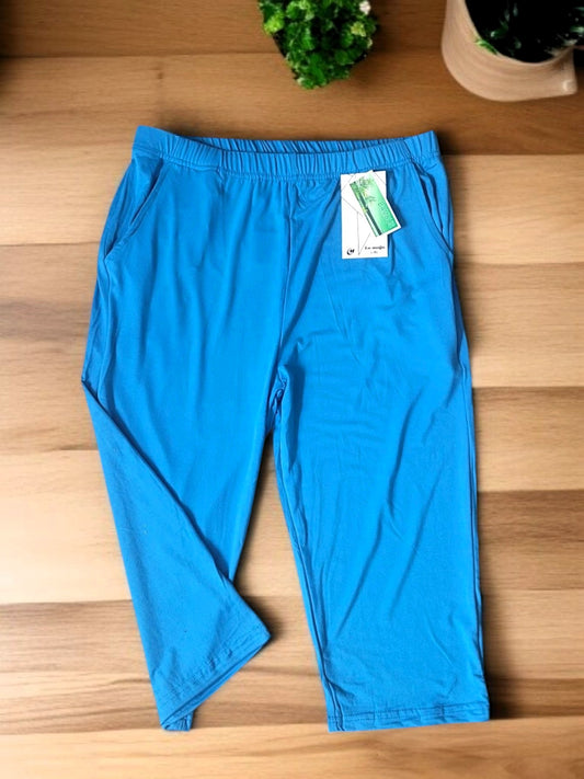 🩳 Capri-Leggings mit Taschen in 4 Farben 🌈 – Gr. 52-62 (3 Größen)
