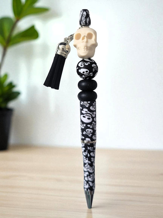 💀🖊️✨ SKULL‑STYLE KUGELSCHREIBER • 6 VARIANTEN • HANDGEFERTIGTE UNIKATE 🔥