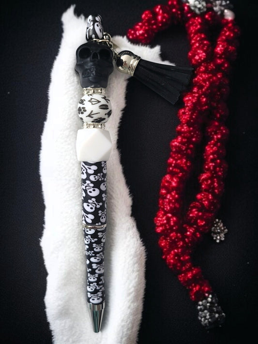 💀🖊️✨ SKULL‑STYLE KUGELSCHREIBER • 6 VARIANTEN • HANDGEFERTIGTE UNIKATE 🔥