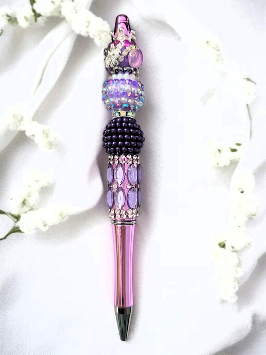 💜🖊️ Luxe “Violett‑Dream” Kugelschreiber – 1 Variante – HANDGEFERTIGTES UNIKAT ✨👑