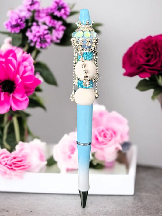 👑🖊️ Luxe‑Crown Kugelschreiber – 4 Varianten – handgefertigtes UNIKAT ✨💎