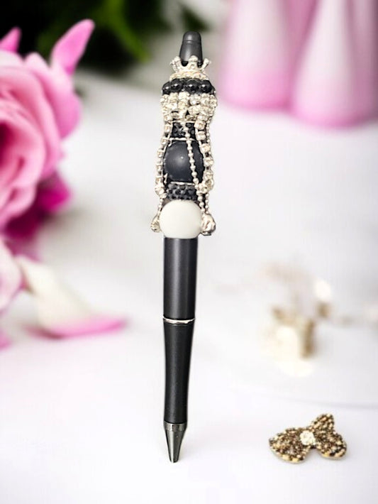👑🖊️ Luxe‑Crown Kugelschreiber – 4 Varianten – handgefertigtes UNIKAT ✨💎