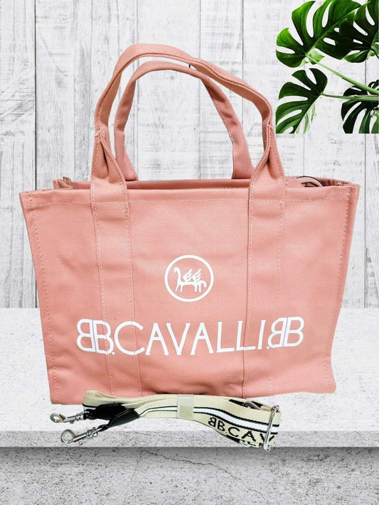 Canvas Shopper klein mit Schriftzug in versch. Farben