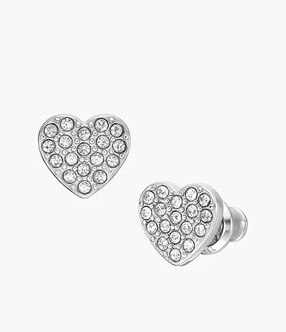 Glitzer Ohrstecker Heart