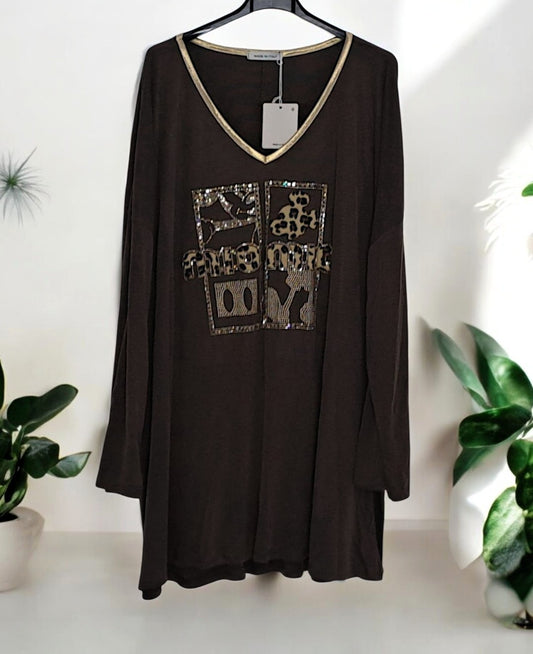 ✨🐆 5‑FARBEN LANGARM‑SHIRT “SAFARI PATCH” 🐾✨ – GR. 46‑52 – VORBESTELLUNG 🚚