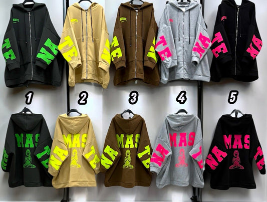 Hoodie-Jacke Namaste