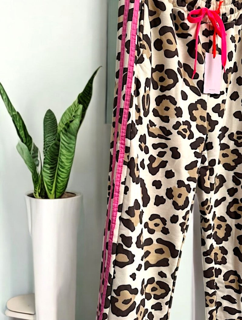 ✨ Vorbestellung – Hose mit Leo-Print 🐆 Gr. 38–42 – 4 Farben zur Auswahl ✨