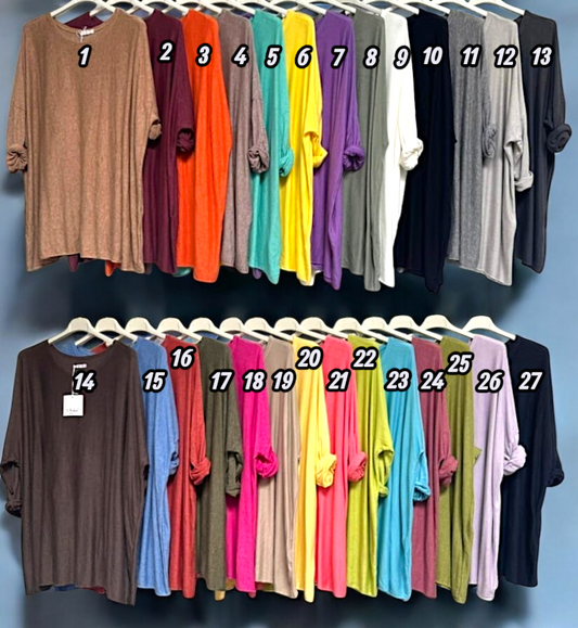 ✨ Vorbestellung: Feinstrickpullover – Gr. 48–54 – in 27 Farben! 💖🧡💛💚💙💜🖤 ✨