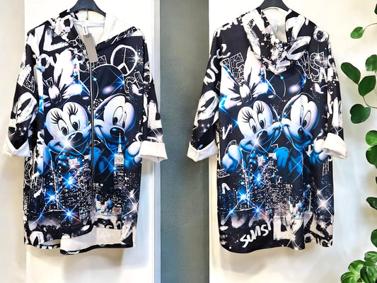 🧥 Kapuzenjacke aus Butterstoff – Gr. 46–52 – in 8 einzigartigen Motiven🌟