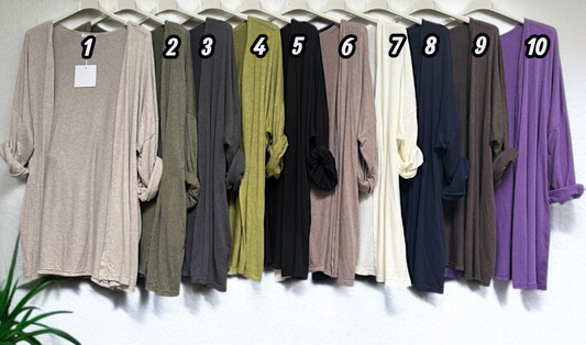 ✨ Vorbestellung Feinstrickcardigan | Gr. 42–46 🌈 10 Farben ✨