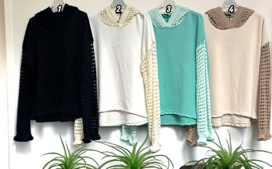 ✨ Vorbestellung: Loch-Hoodie | Gr. 36–42 🌈 4 Farben ✨